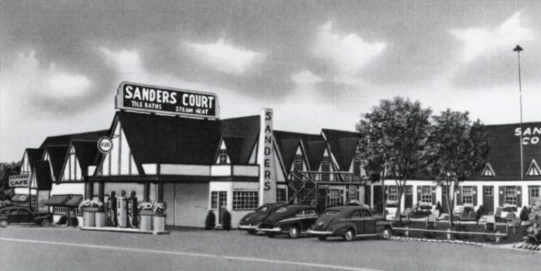 サンダース・カフェとコービンの街並みイメージ